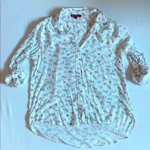 Fun Watermelon Button-Up